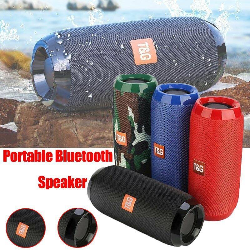 Wireless Portable Bluetooth Speakers Hifi Stereo Outdoor Usb/Tf/Aux Fm Radio  Au