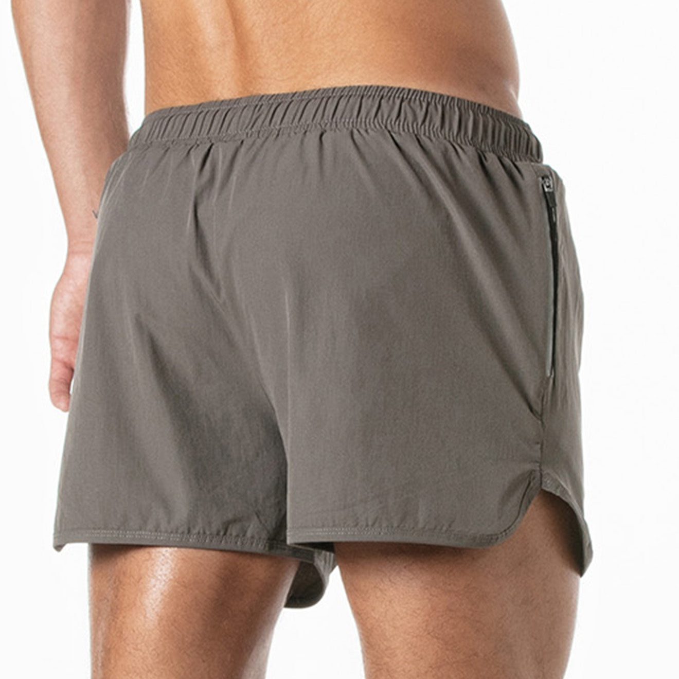 LEADER Heroes Gym Shorts — Taupe