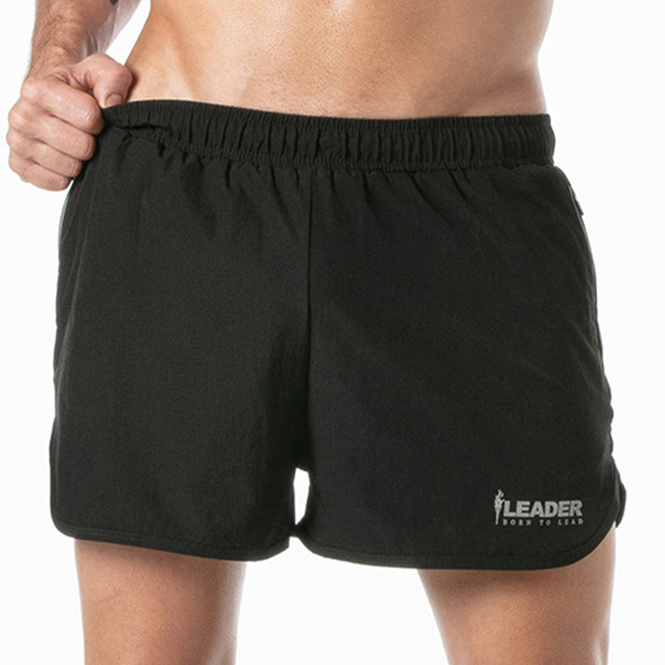 LEADER Heroes Gym Shorts — Black