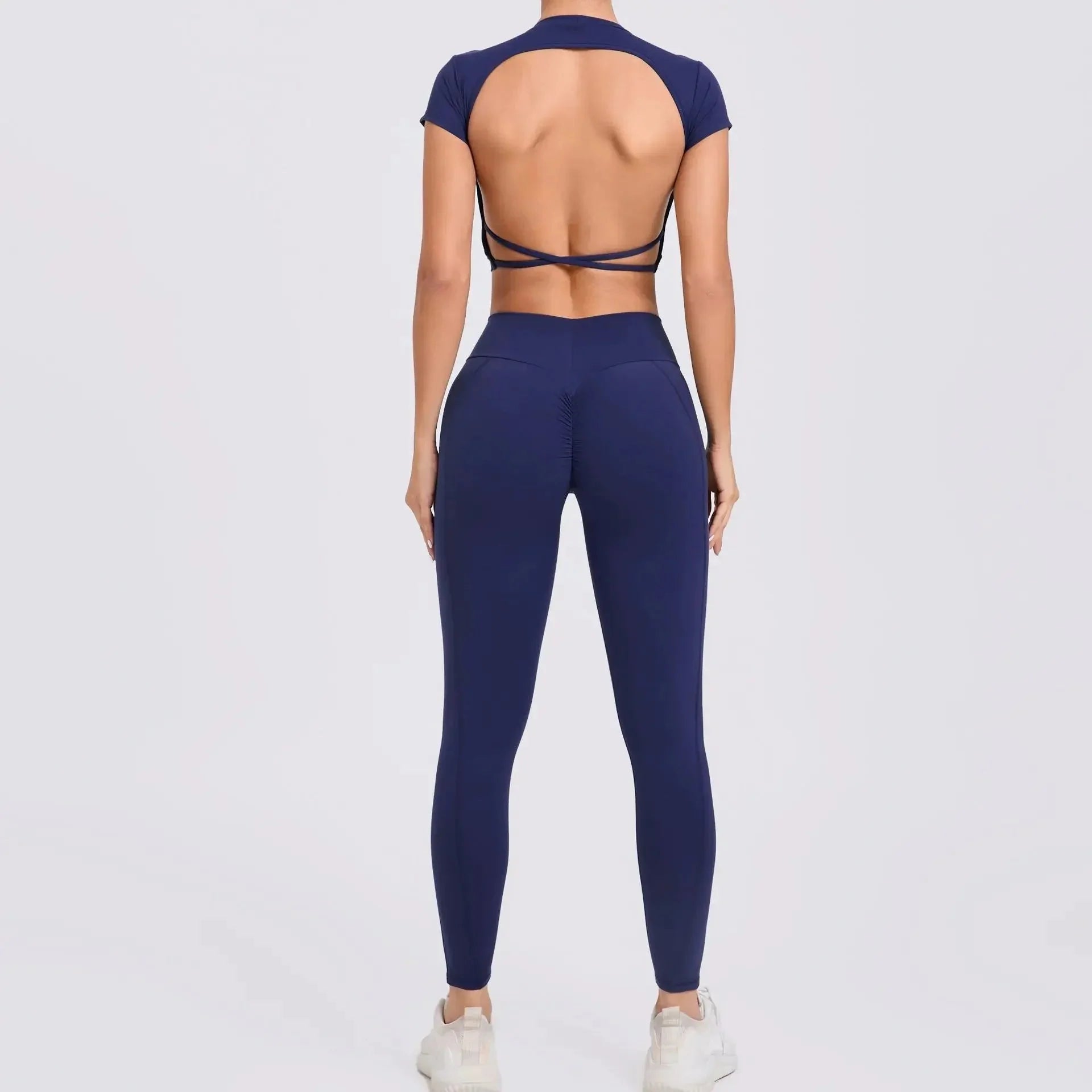Cross-Back Sporty Set — Women's 2-Piece Activewear