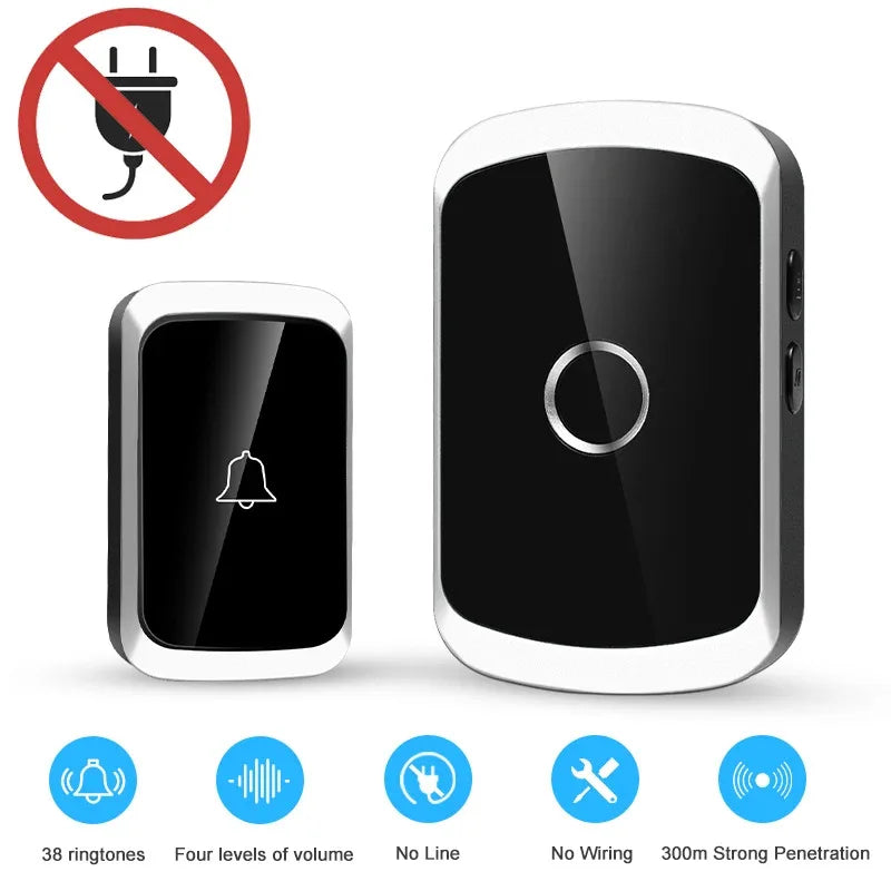 NNEOBA Smart Wireless Doorbell Door Chime Kit