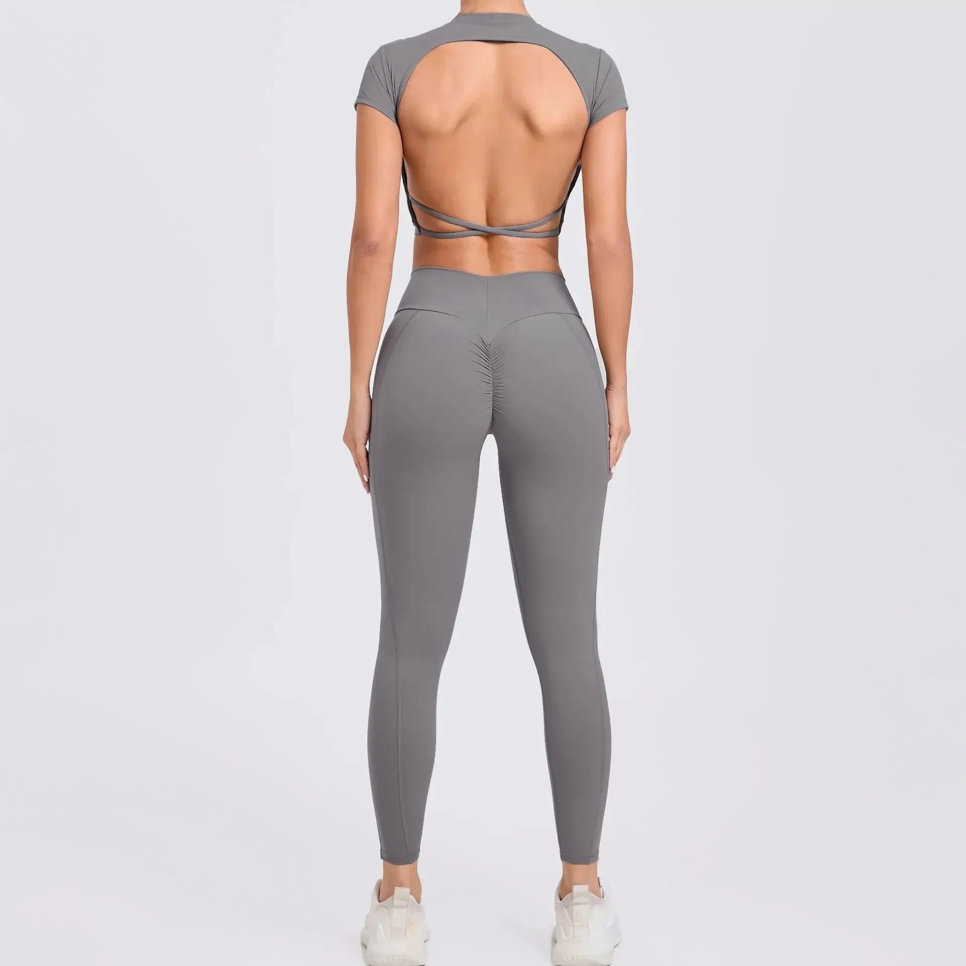 Cross-Back Sporty Set — Women's 2-Piece Activewear