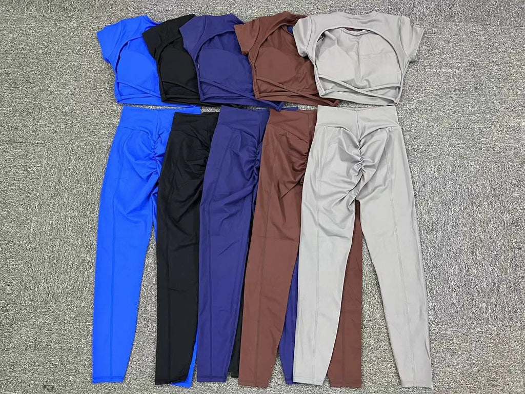 Cross-Back Sporty Set — Women's 2-Piece Activewear