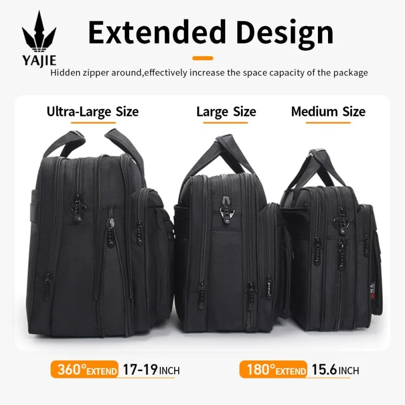 NNEOBA Large Capacity Laptop Briefcase Bag