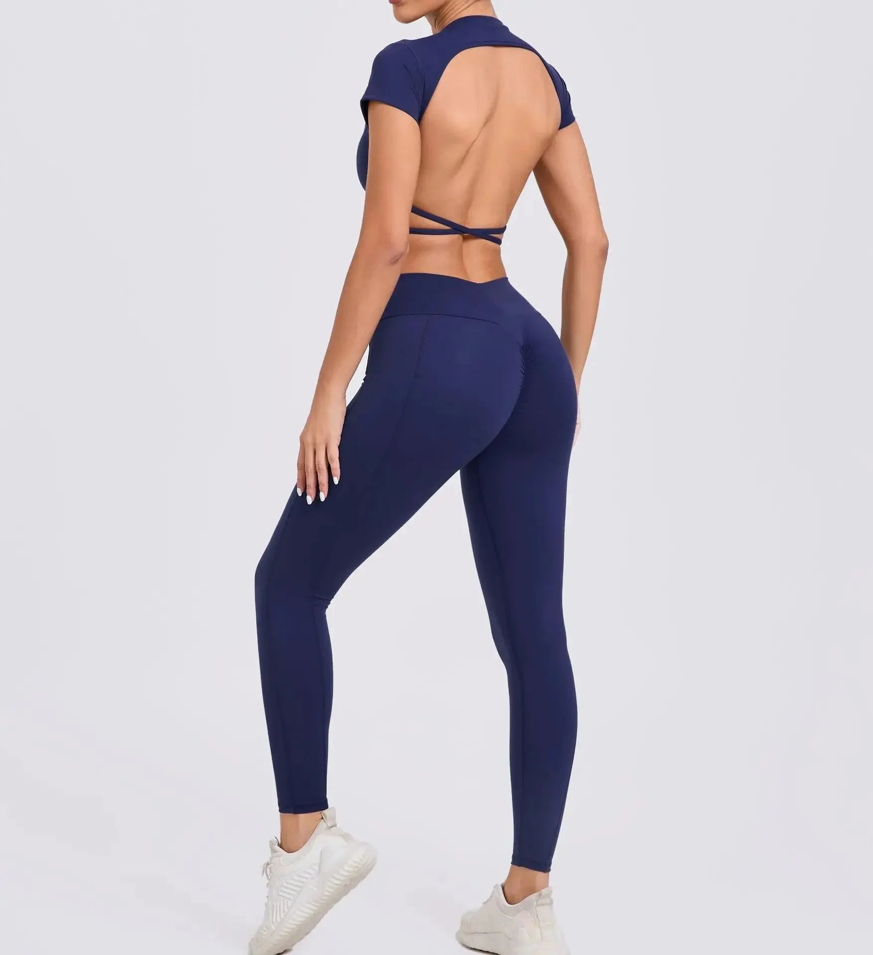 Cross-Back Sporty Set — Women's 2-Piece Activewear