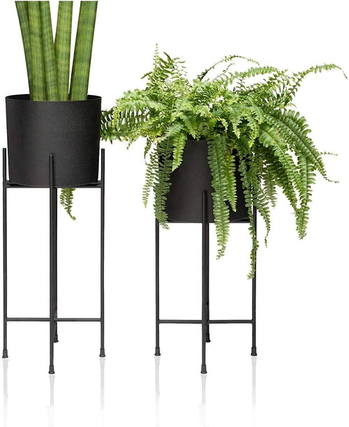 Modern Planter Stand Set of 2 Large
